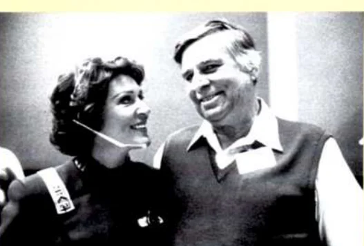 Gene Roddenberry with William Shatner — from the original Cinefantastique pages
