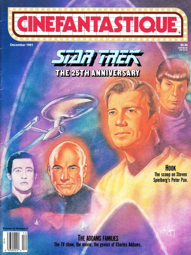 Cinefantastique, December 1991: Kirk, Spock, Picard and Data