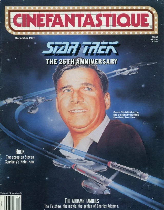 Cinefantastique, December 1991: Gene Roddenberry and Star Trek’s 25th anniversary