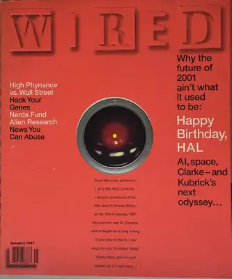 Wired, January 1997 issue cover