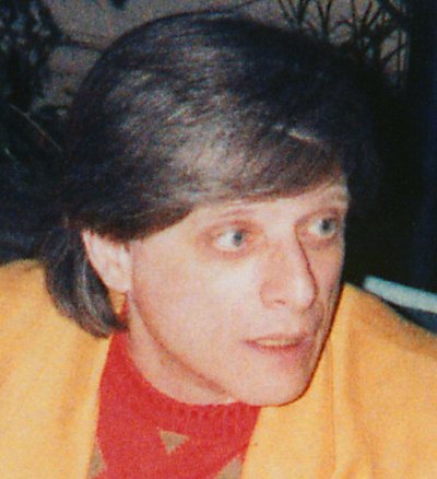 Harlan Ellison at the Los Angeles Press Club in 1986