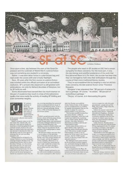 Publication scan: Science-Fiction Studies at USC
